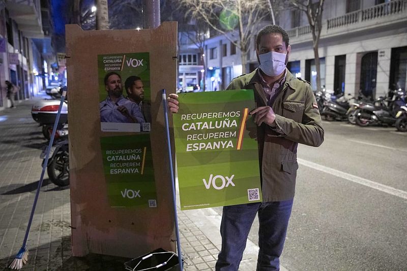 Cartel de campaña de Vox