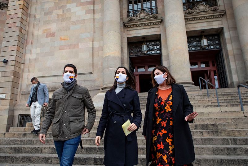 Arrimadas tras solicitar su voto por correo