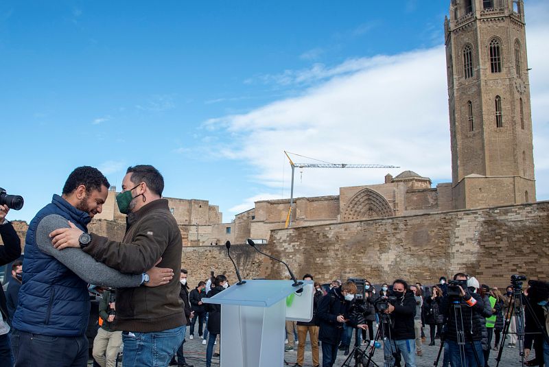 Abascal en un acto en Lleida