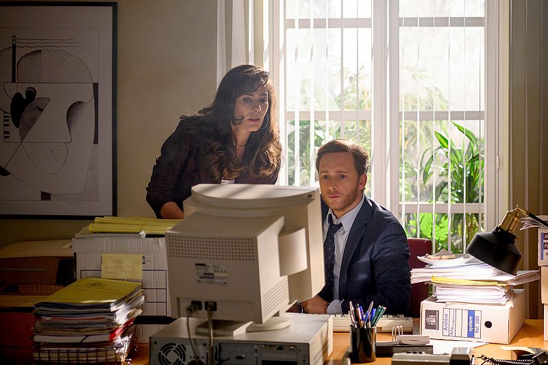 Marta y Toni en su nuevo trabajo