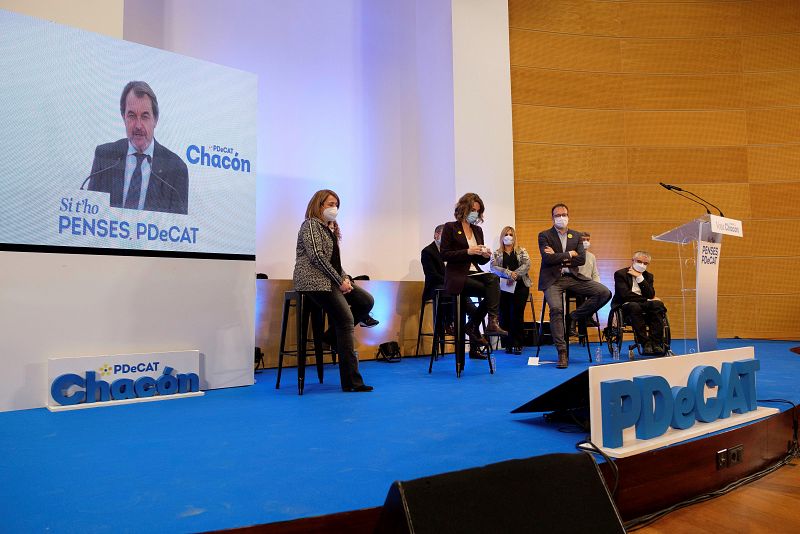 Acto de campaña del PDeCat en Lleida