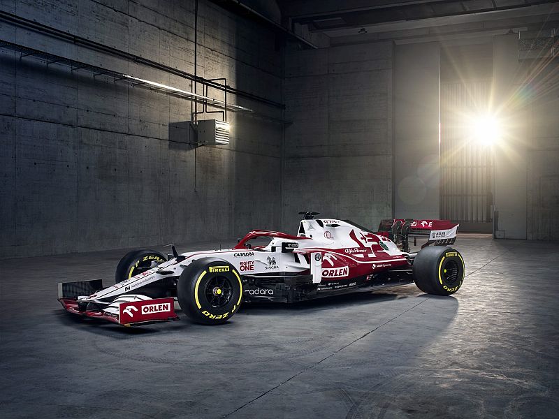 La alianza entre Sauber y Alfa Romeo continua en la temporada 2021 de F1 y este será su coche, el C41.