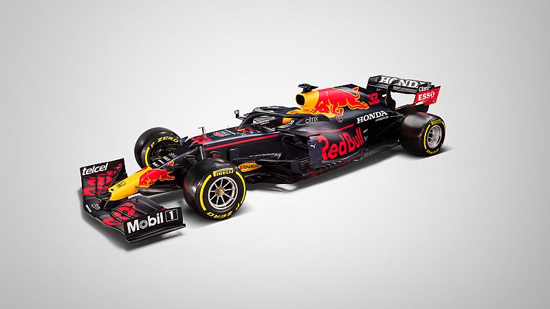 Así es el RB16B, el monoplaza de la escudería tetracampeona Red Bull, en busca de los laureles perdidos.