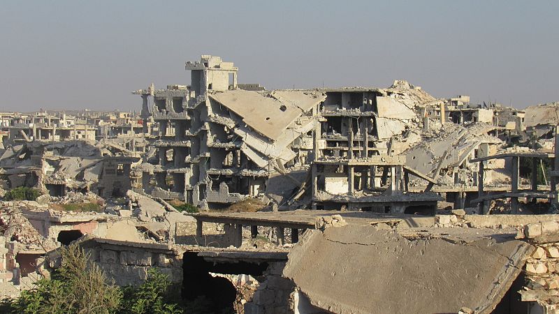  Los barrios de la ciudad de Daraa (sur de Siria) 