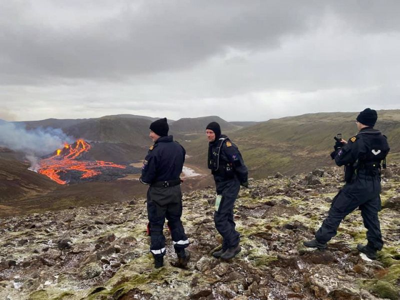 La actividad sísmica en la zona de la intrusión de magma ha sido menor en los últimos días y actualmente no se está produciendo una sismicidad intensa en la región.