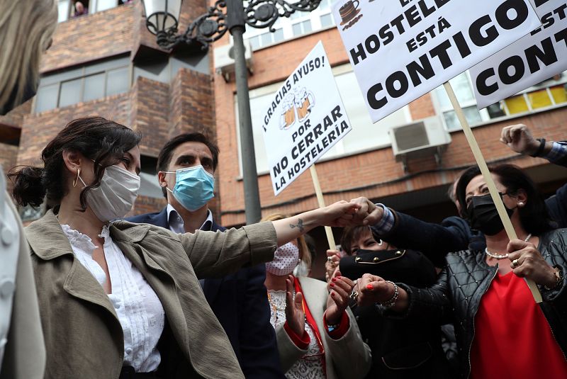 Acto electoral de Isabel Díaz Ayuso en Fuenlabrada