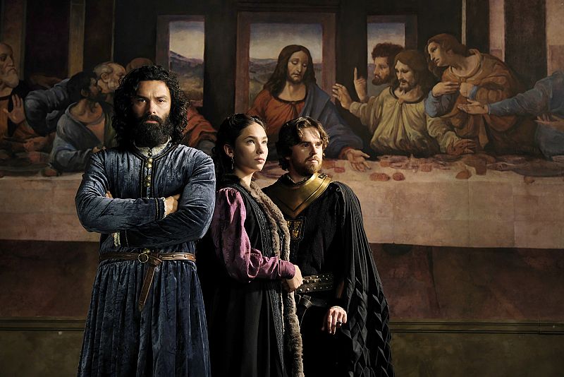  Aidan Turner, Matilda De Angelis y Freddie Highmore en 'Leonardo'