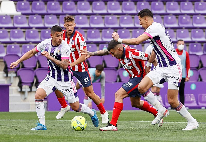 Ángel Correa anota el primer tanto del Atlético