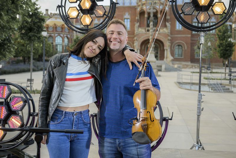 Maika Makovski en la grabación del concierto del dia europeo de la música de La Hora Musa