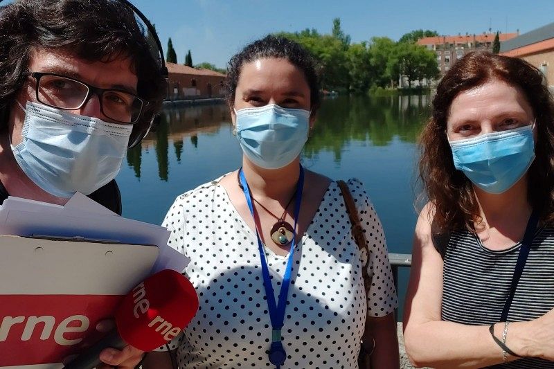 Álvaro Soto, Marta de la Vega y Carmen Zujeros.