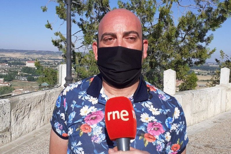 Hugo Mediavilla, informador del Centro de Interpretación de Victorio Macho.