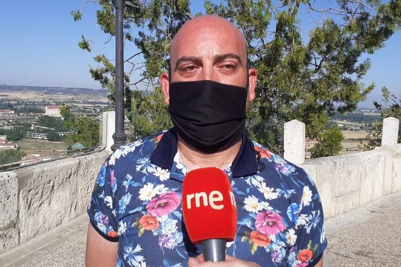 Hugo Mediavilla, informador del Centro de Interpretación de Victorio Macho.