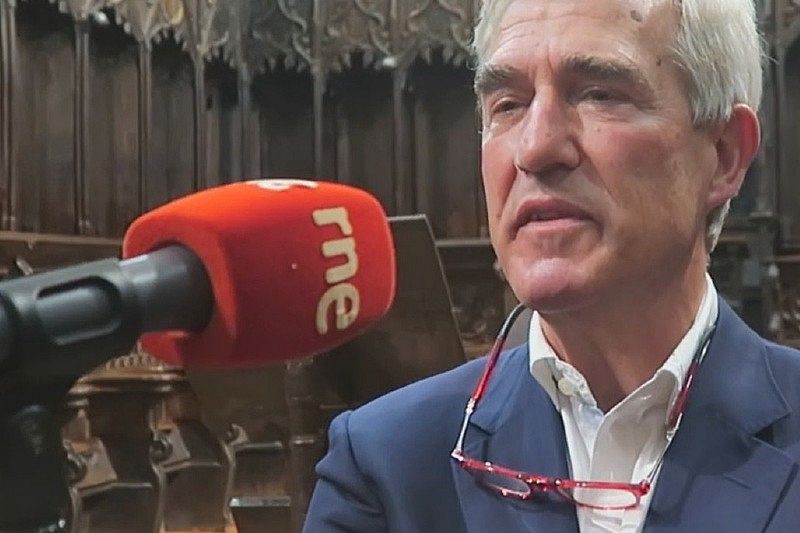 Julián Espegel, presidente de la Asociación Cultural Fray Domingo de Aguirre.