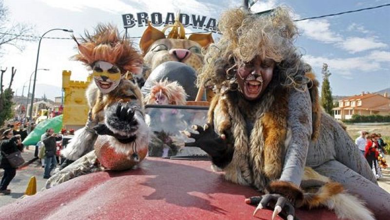 Carroza de Broadway en el Carnaval de Cebreros