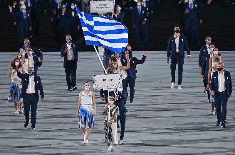 Grecia, como cuna del olimpismo, siempre es la primera delegación en hacer acto de presencia en la ceremonia de inauguración