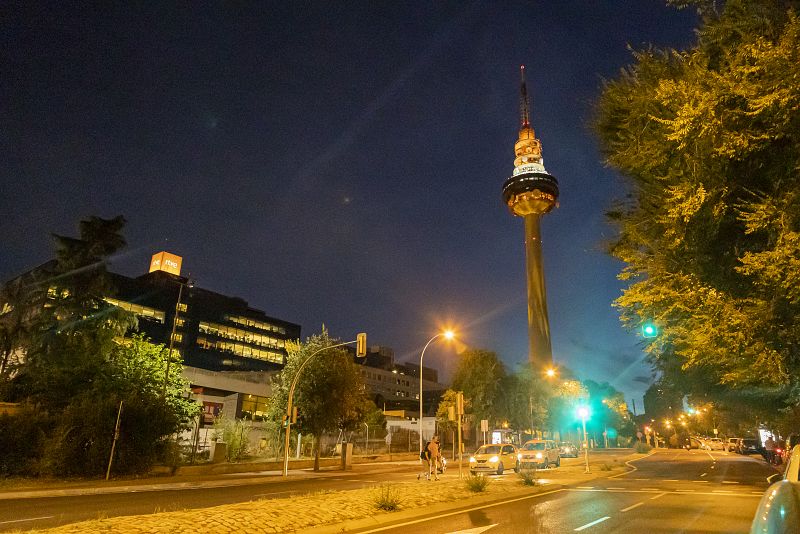 Histórica iluminación del Pirulí