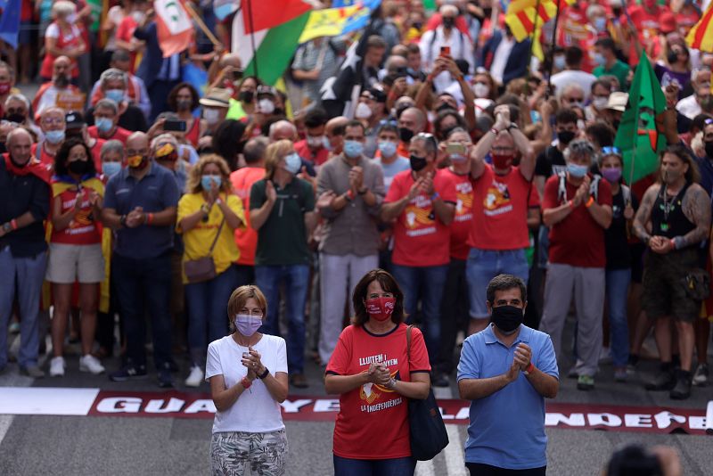 Carme Forcadell y Jordi Sànchez vuelven a la Diada tras 2017