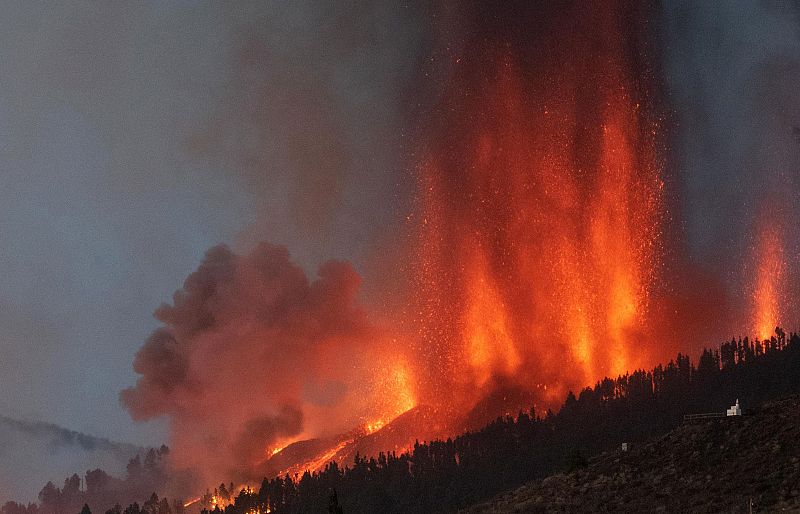 Erupción volcánica en la Cumbre Vieja de La Palma