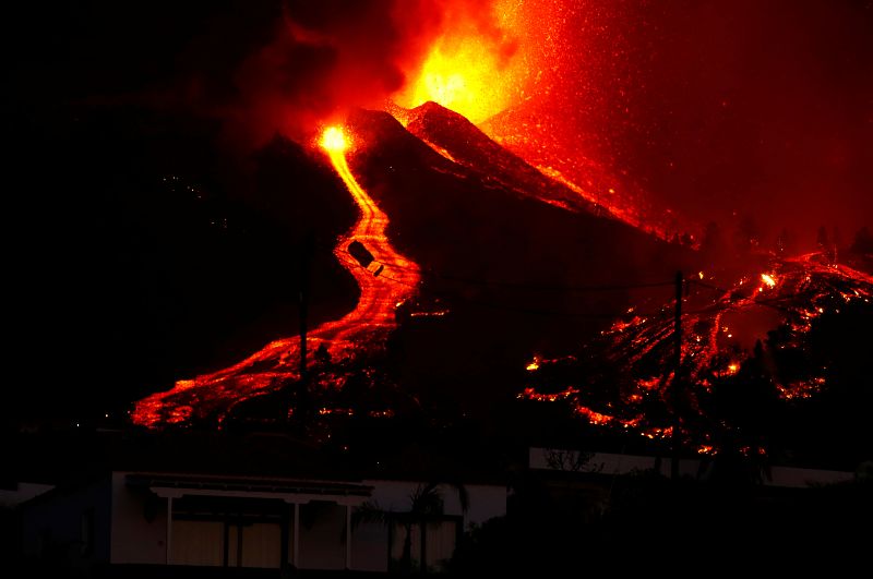 Erupción volcánica en la Cumbre Vieja de La Palma