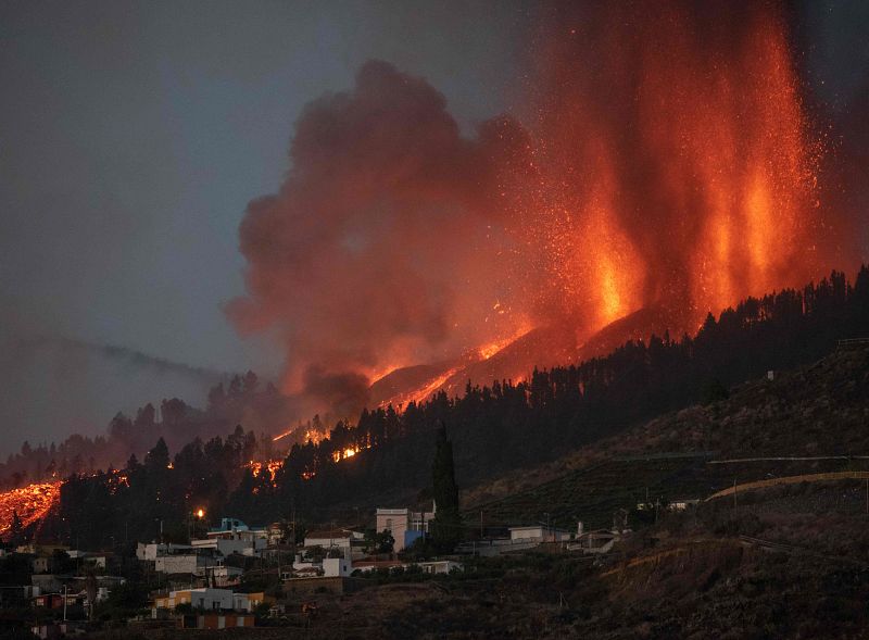 Erupción volcánica en la Cumbre Vieja de La Palma