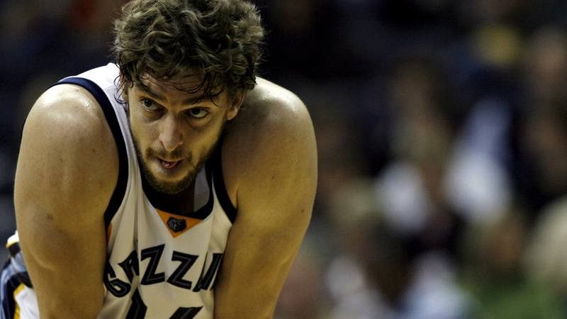 Imagen de Pau Gasol durante su etapa en los Memphis Grizzlies. 