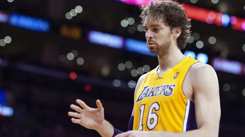 Pau Gasol, durante su etapa como jugador de Los Angeles Lakers.