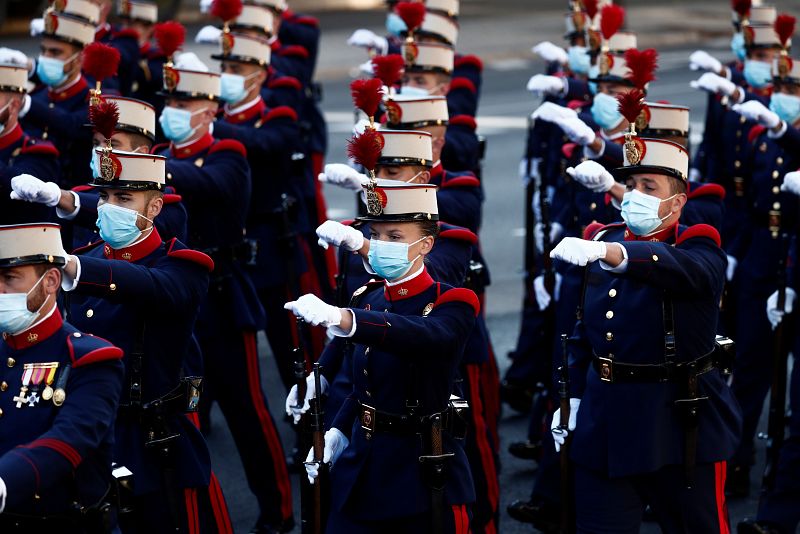 La Guardia Real, en el desfile del 12 de octubre