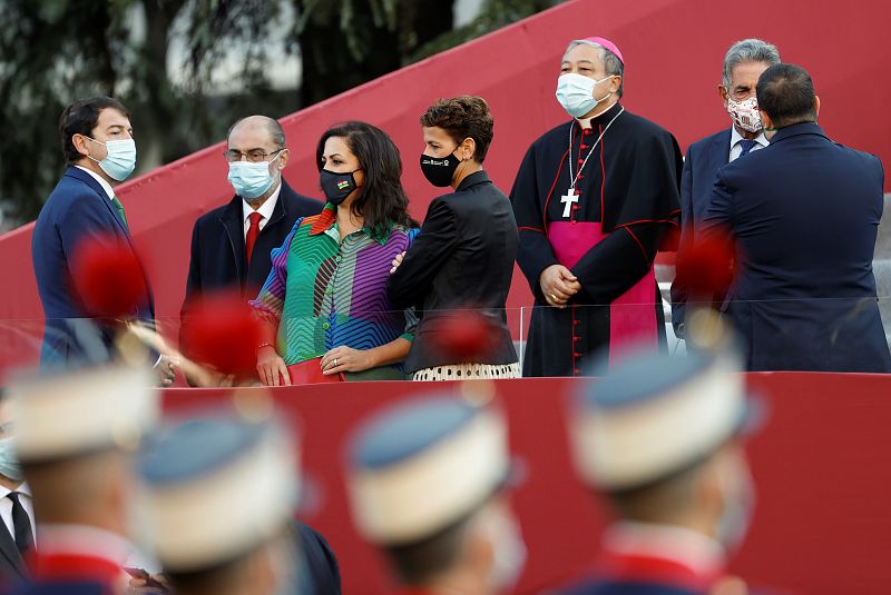 Presencia de presidentes autonómicos en el desfile del 12 de octubre