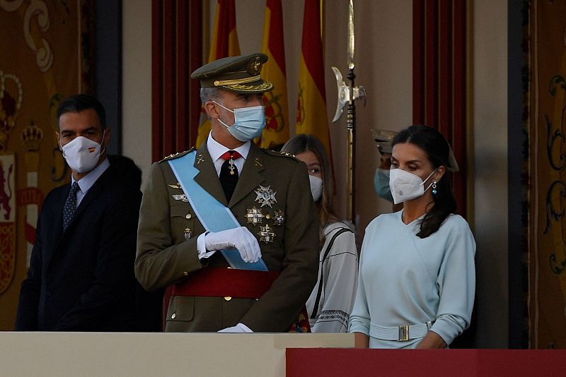 Los reyes y el presidente del Gobierno
