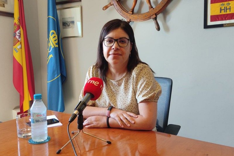 Evangelina Díaz, jefa del servicio de flota y seguridad de Sasemar.