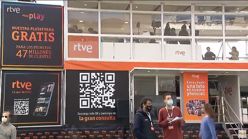 El camión de 'La gran consulta' en Pamplona