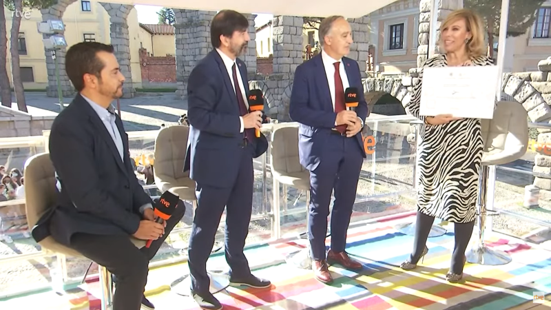 El Rector de la Universidad de Valladolid, Antonio Largo, y el Vicerrector, Agustín García Matilla