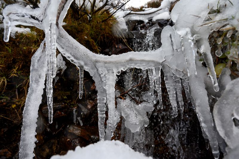 Heladas en Bañavieja (Cantabria)