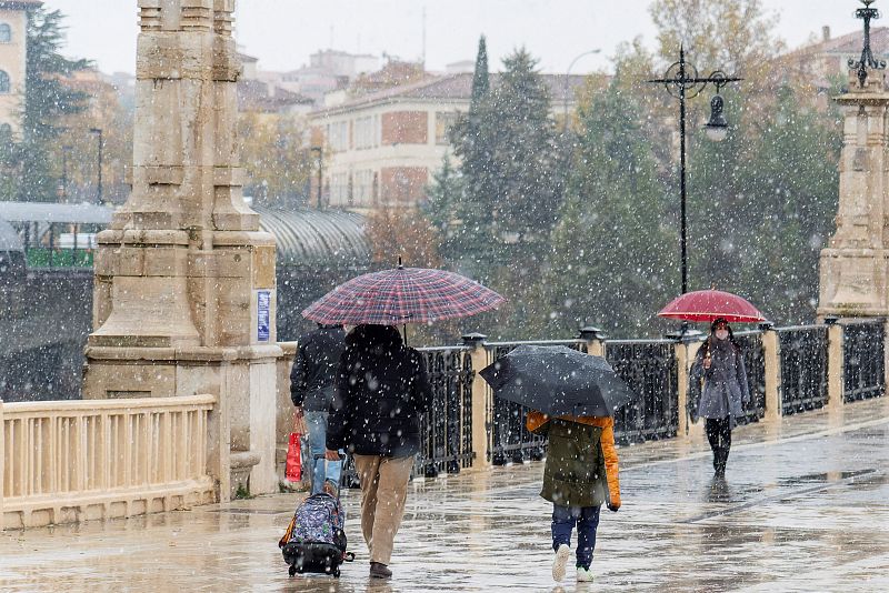 Nevadas en Teruel