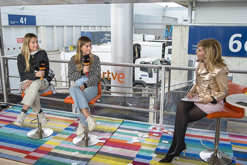 Con Sara Baceiredo y Mariana Díez