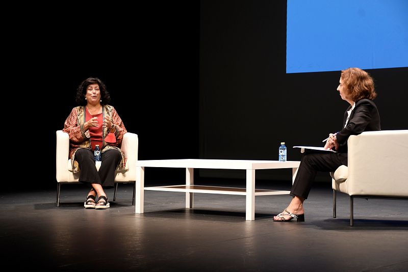 Almudena Grandes participa en el evento literario Hay Festival en Segovia (17/09/2020)