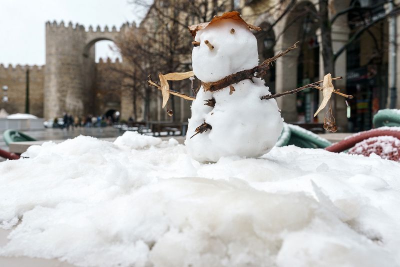 Nieve en Ávila