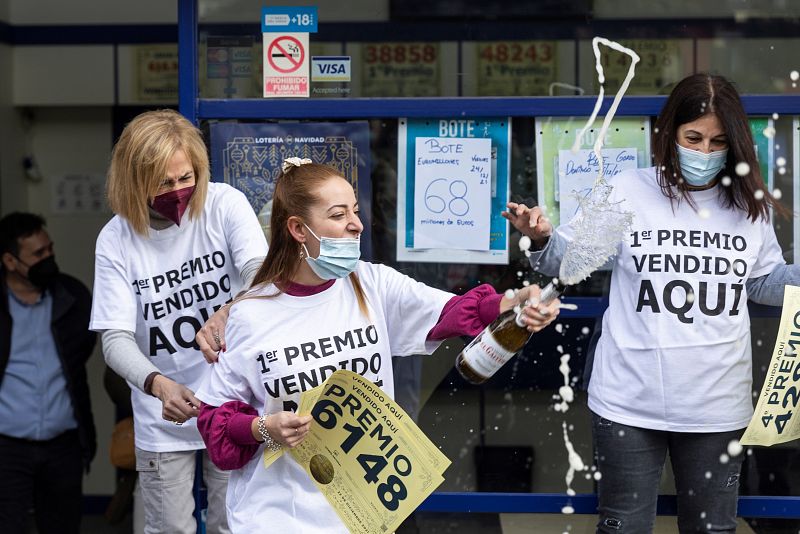 Una serie del Gordo se vende en una administración de la calle Toledo de Madrid