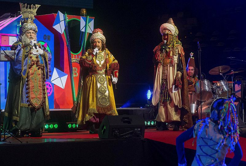Los Reyes Magos son recibidos en el pabellón Bilbao Arena