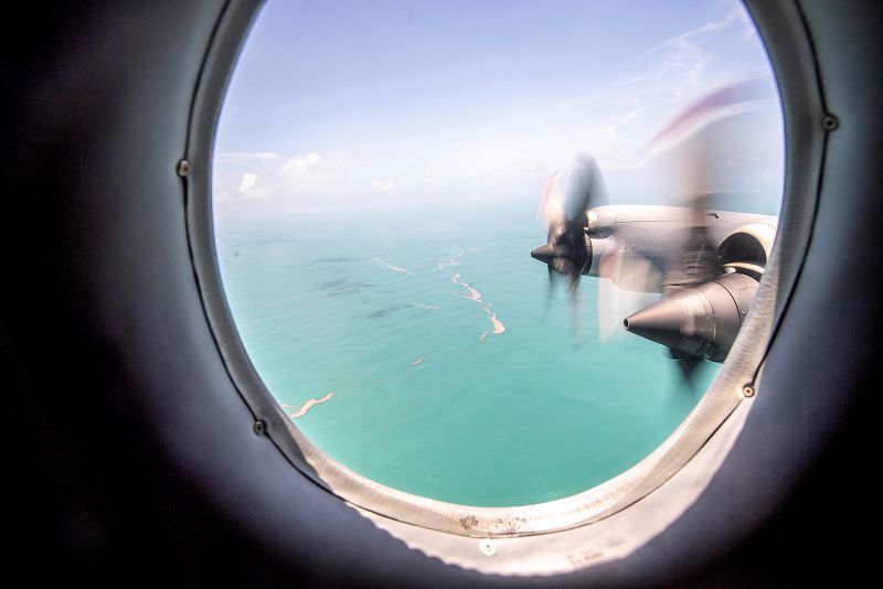 Vuelo de vigilancia sobre Tonga