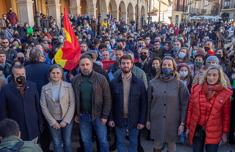 Acto electoral de Vox en Soria