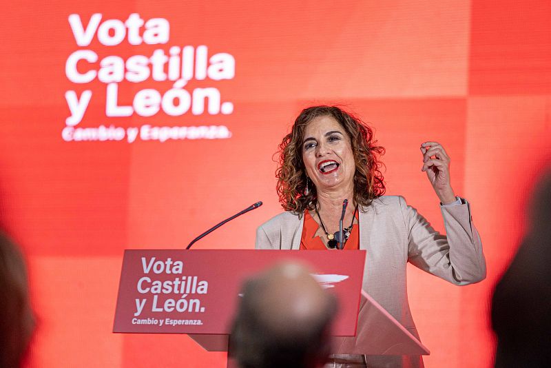 La ministra Montero hace campaña en Miranda de Ebro