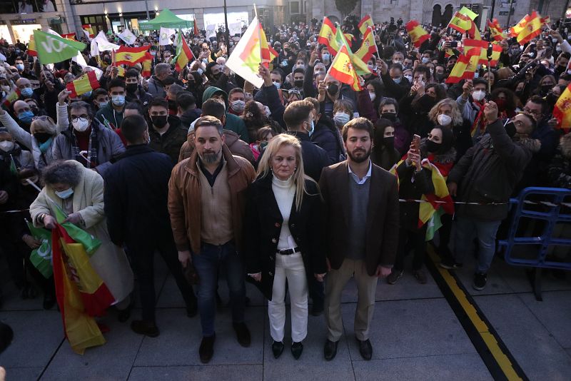 Acto de Vox con Abascal en Zamora