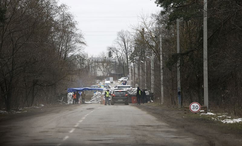 Puestos de control en carreteras de Leóplis
