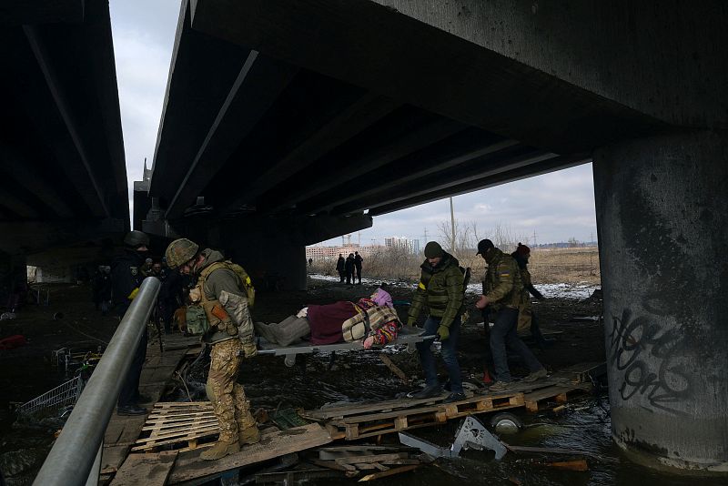 El asedio de Rusia en los alrededores de Kiev