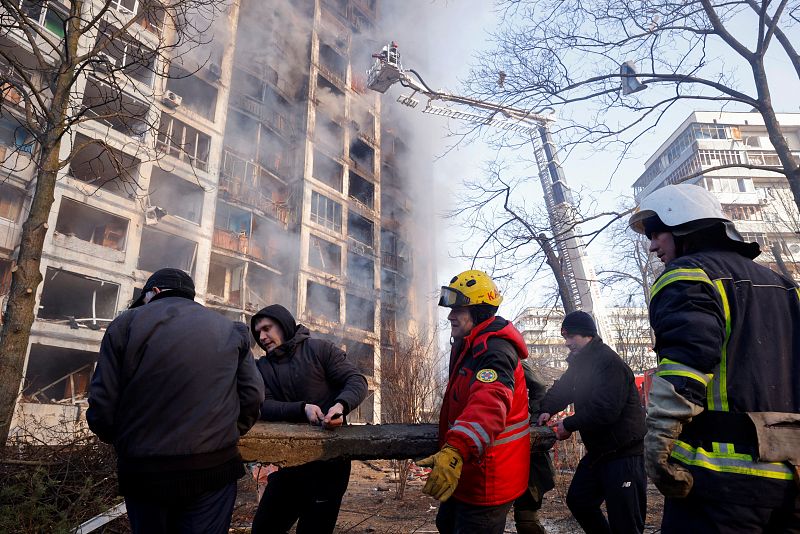 Rusia intensifica sus ataques sobre Kiev