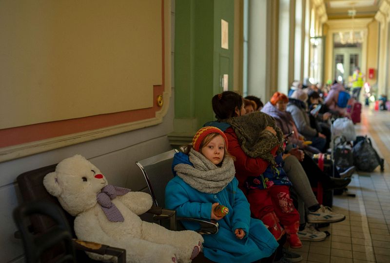 Polonia recibe a más de la mitad de los refugiados de Ucrania