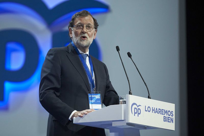 El expresidente del Gobierno, Mariano Rajoy, participa en el XX Congreso extraordinario del PP.