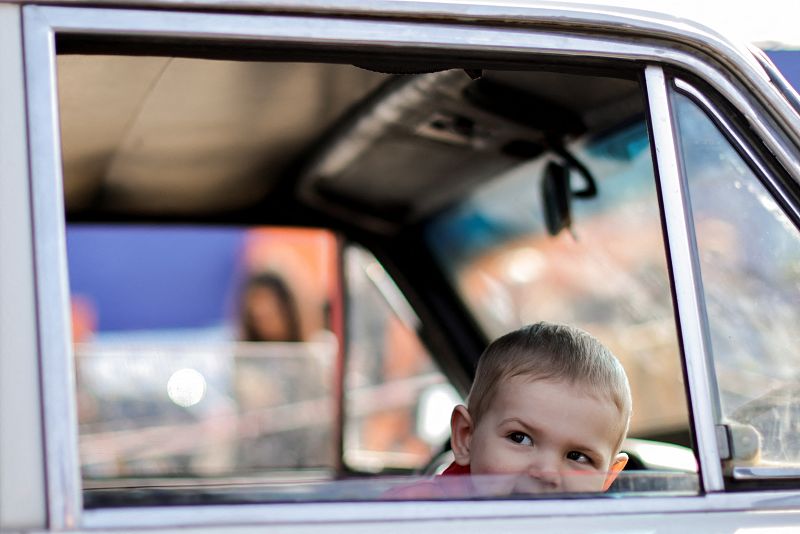 People flee from Russia's invasion of Ukraine, in Zaporizhzhia