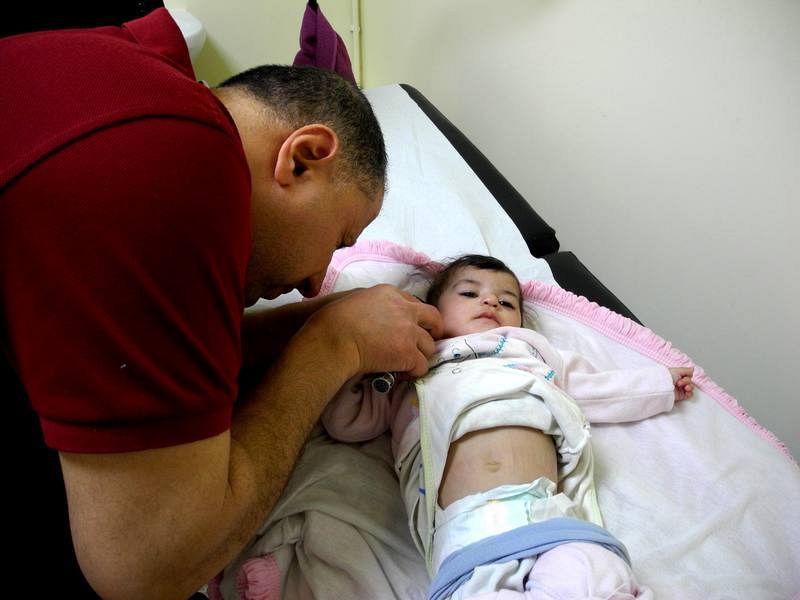  MSF atiende a niños de Wadi Khaled
